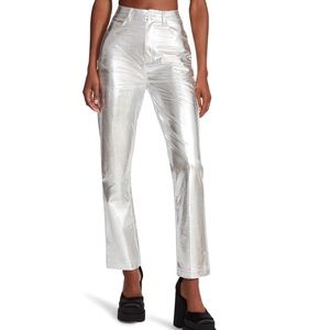 Josie metallic faux leather pant
